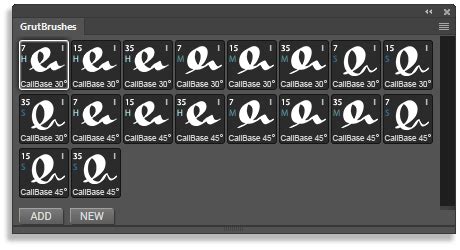 Free Calligraphy Brushes Download added to the Brush Shop - GrutBrushes.com