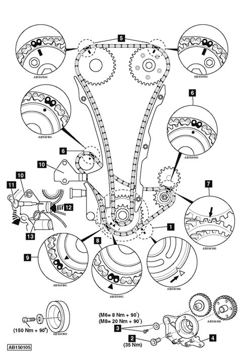 How to Replace timing chains on Audi A4 B8 1.8 TFSI quattro - Timing ...