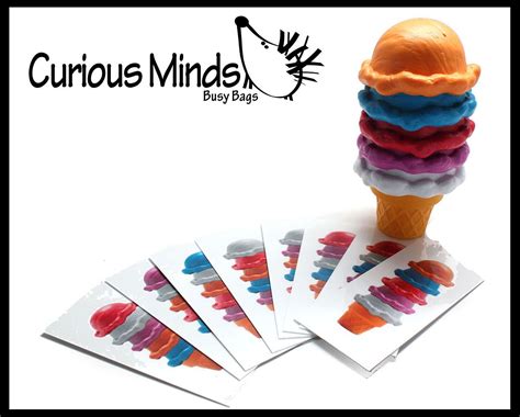 Ice Cream Cone with Pattern Cards - Pretend Play Food Game | Pretend play food, Play food ...