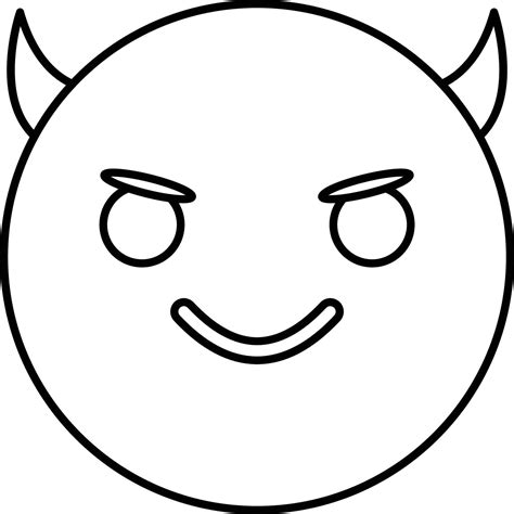 Devil emoji Vector icon that can easily modify or edit 7628236 Vector ...