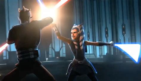 Ahsoka Tano slash-fights Darth Maul as The Clone Wars returns Ahsoka ...