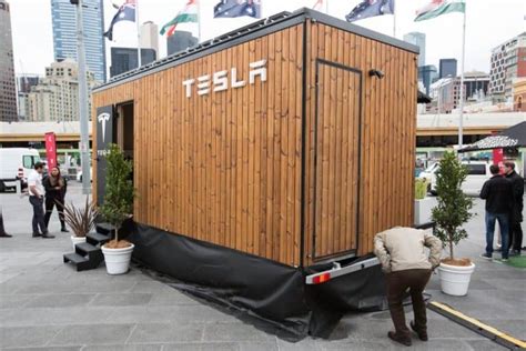 Tesla's Futuristic Tiny House Shows Off Its Energy Products