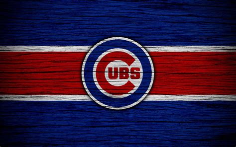 Download Logo Baseball MLB Chicago Cubs Sports 4k Ultra HD Wallpaper