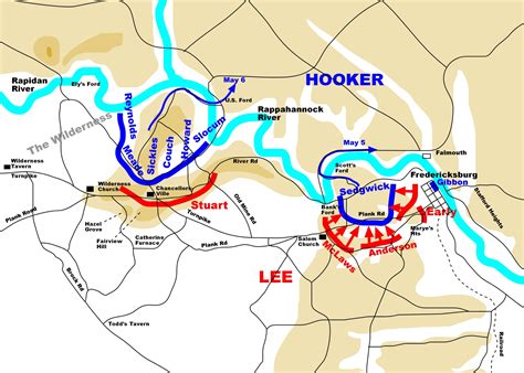 Battle Of Chancellorsville Map