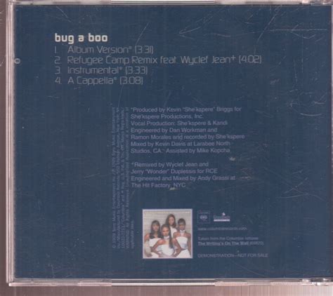 destiny's child bug a boo cd promo | eBay