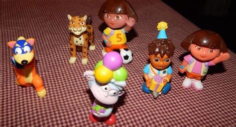 Dora the Explorer, Go Diego Go Figure Toys 6 Pc Lot Swiper & Boots + Baby Jaguar # ...