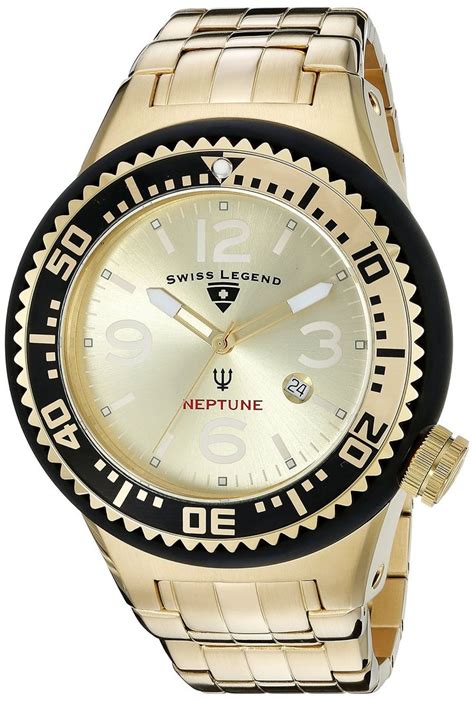 Swiss Legend Men's 21819P-YG-10 Neptune Force Analog Display Swiss ...