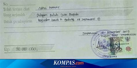 Pengertian dan Contoh Kuitansi - Kompas.com - Kompas.com | Contoh ...