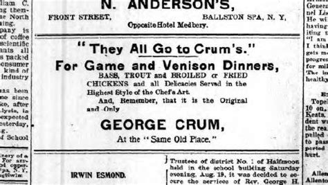 Chips, Crums and Specks of Saratoga County History | The Story of ...