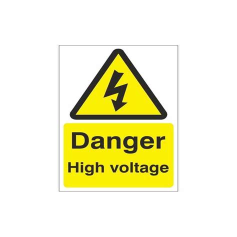 Danger High Voltage Sign Small For Sale - RyansAutomotive.ie