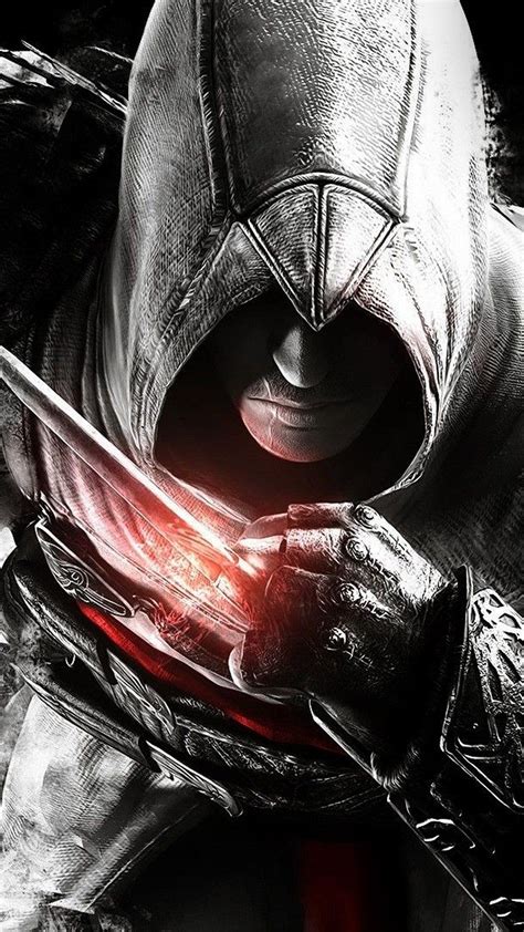 Assassins Creed Dark Game Hero Illustration Art Android wallpaper ...