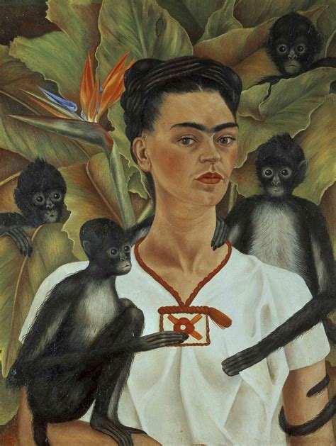 Here’s looking at Frida Kahlo’s Self-portrait with monkeys