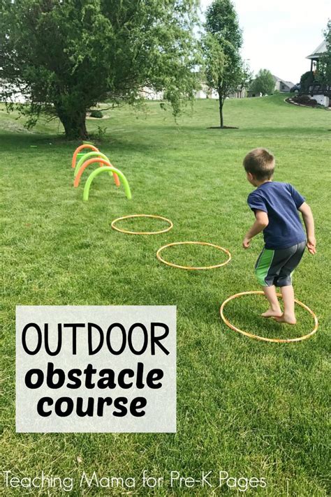 Outdoor Obstacle Course preschool Outdoor Games For Preschoolers, Preschool Outdoor Activities ...