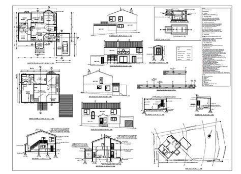 House Plan Section Elevation Pdf