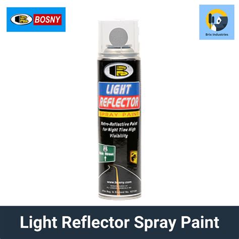 Bosny Light Reflector Spray Paint Retro-Reflective Paint for Night Time ...