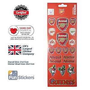 Arsenal Stickers AFC-STK004: Amazon.co.uk: Toys & Games