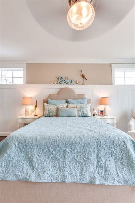 Nice 70 Modern Coastal Bedroom Decorating Ideas https://roomodeling.com/70-modern-coastal-bedro ...