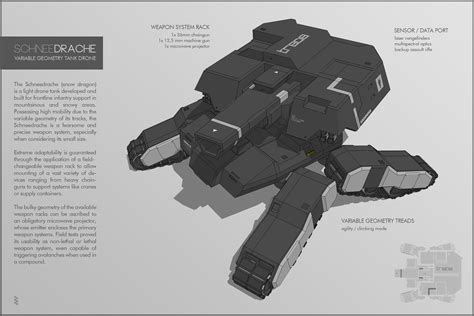 SCHNEEDRACHE Drone Tank by M-Vitzh on deviantART | Drone tanks ...