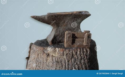 Old Rusty Anvil from the Village Forge Stock Photo - Image of antique, metalwork: 267902844