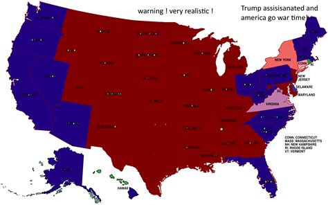 A very, very realistic second american civil war map that could totally happen : r/imaginarymapscj