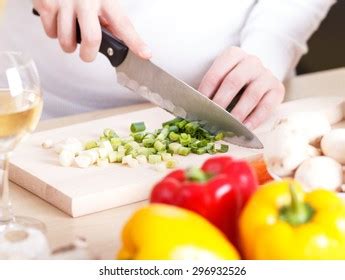 Cutting Vegetables Stock Photo 296932526 | Shutterstock