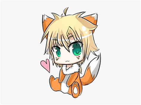 Mswgnab - Cute Anime Fox Boy Transparent PNG - 500x550 - Free Download ...