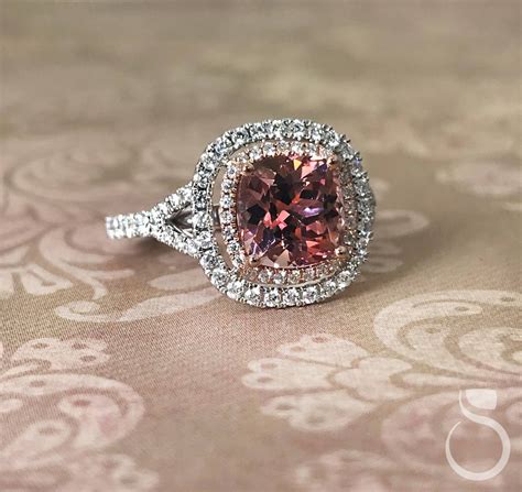 Colored gemstones are becoming more common as engagement ring center ...