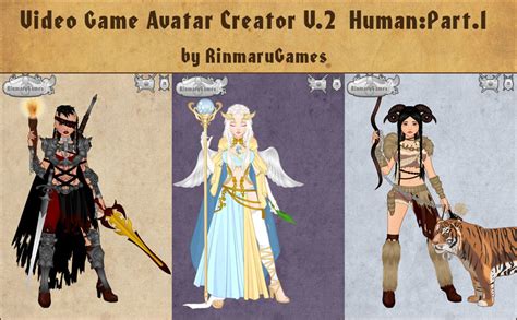 Video Game Avatar Creator Human:Part.1 by Rinmaru on DeviantArt