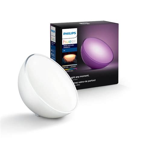 Philips Hue Go White and Color Portable Dimmable LED Smart Light Table ...