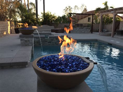 Sedona Concrete Fire & Water Bowl | The Outdoor Plus