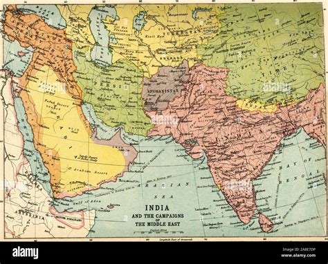 Middle East Map 1914