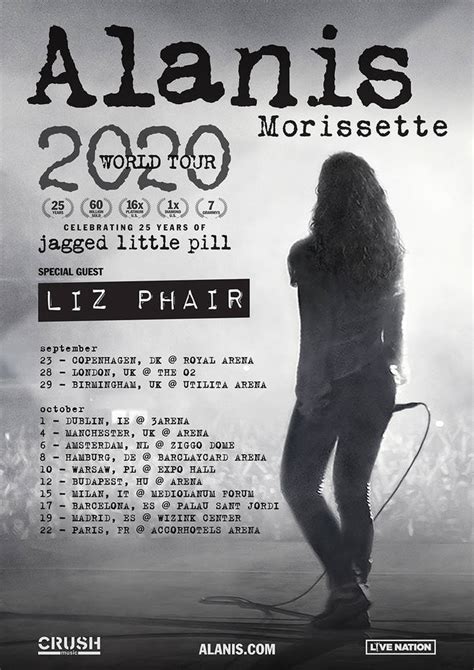 Alanis Morissette announces more UK & European Jagged Little Pill 25th anniversary gigs - Radio X