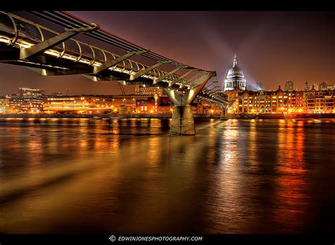 Millennium Bridge London at Night | The Shot This shot was t… | Flickr