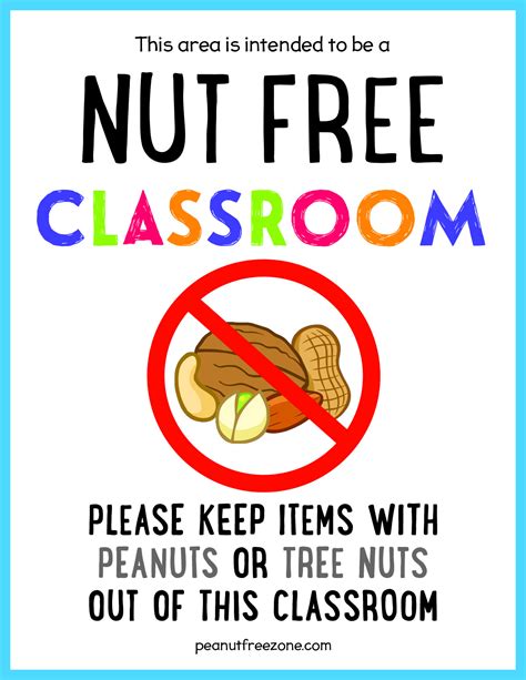 Peanut Free Sign