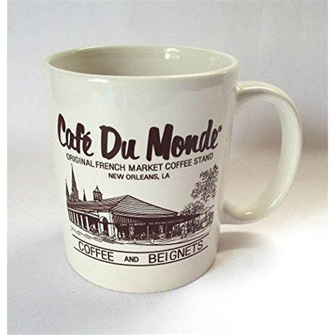 Cafe Du Monde Coffee Mug New Orleans LA Original French Quarter Beignets 10 oz - Walmart.com ...