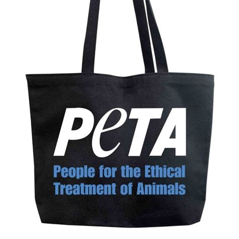 PETA Logo Tote Bag