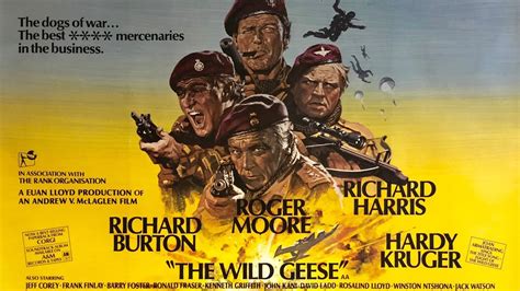 THE WILD GEESE (1978) FILMTALK MOVIE REVIEW - Richard Burton, Roger Moore, Richard Harris - YouTube