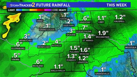 Spokane weather forecast: Wind and rain ahead of cold weekend | krem.com