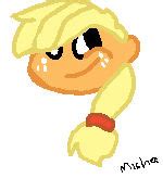 Applejack human MS paint by ARThropodJay on DeviantArt