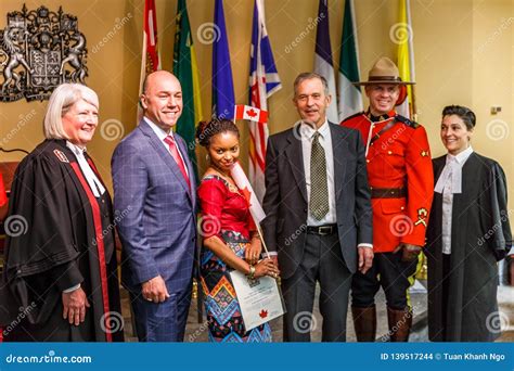 Canadian Citizenship Ceremony Editorial Stock Image - Image of canadian, nova: 139517244