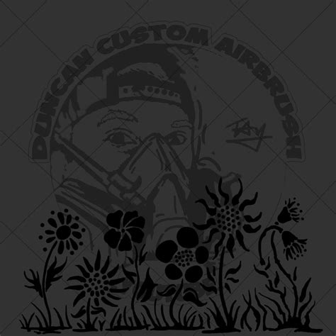 Flowers Stencil file – Duncan Custom Airbrush