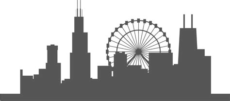 Skyline clipart skyline chicago, Skyline skyline chicago Transparent ...