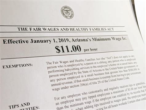 Arizona Minimum Wage Increases To $11 On Jan. 1 | KJZZ