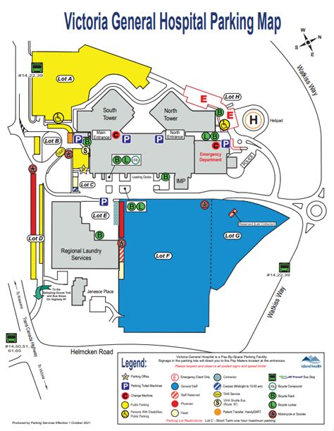 Victoria General Hospital – Robbins Parking