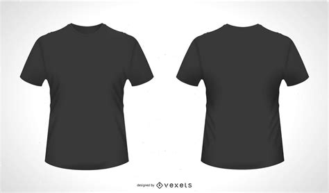 Front Back T-shirt Vector Vector Download