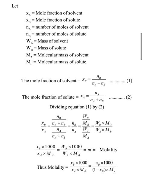 Molality