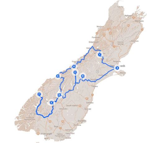 10 Day Self-drive Itinerary New Zealand South Island Road Trip ...