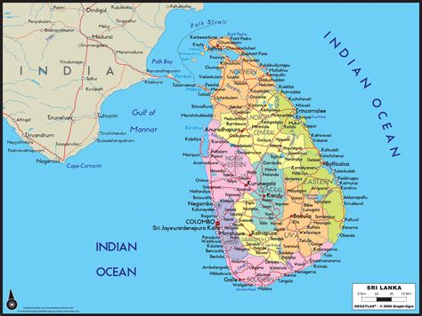 Donde Esta Sri Lanka En El Mapa De Asia - Printable Templates Free