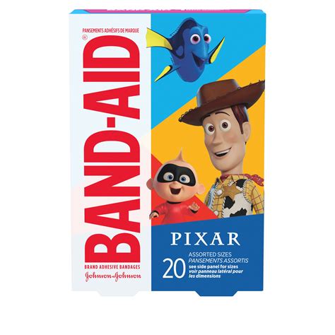 Band-Aid Disney/Pixar Mashup Characters Bandages, Toy Story Brand, Assorted 20 ct for Kids ...