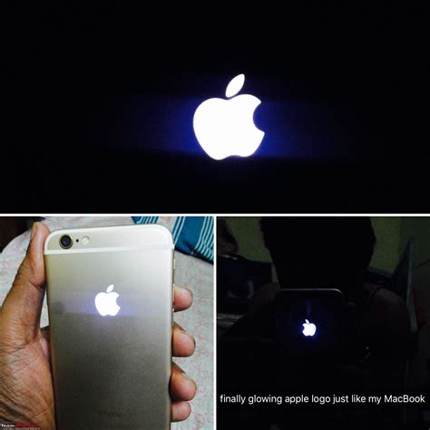 iPhone 6 DIY: Light Mod Kit (glowing Apple logo) - Team-BHP